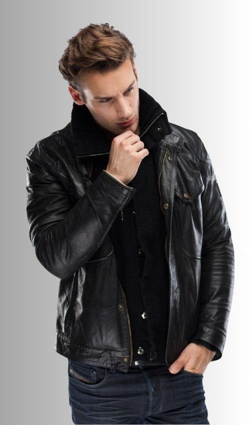 BLUSA DE COURO